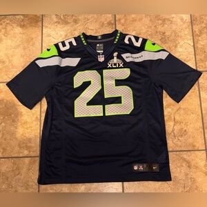 Seattle Seahawks Richard Sherman #25 Nike On Field Jersey men’s size XL